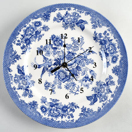 Asiatic Pheasant Dark Blue 1-2" depth  Clock Plate HC
