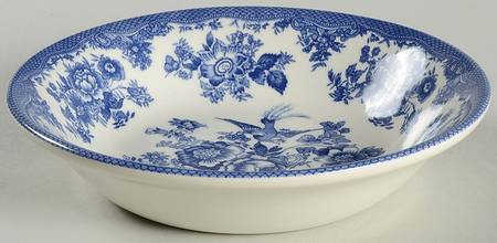 Asiatic Pheasant Dark Blue Coupe Cereal Bowl