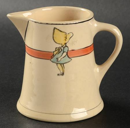 Juvenile Sunbonnet Girl Child's Milk Pitcher