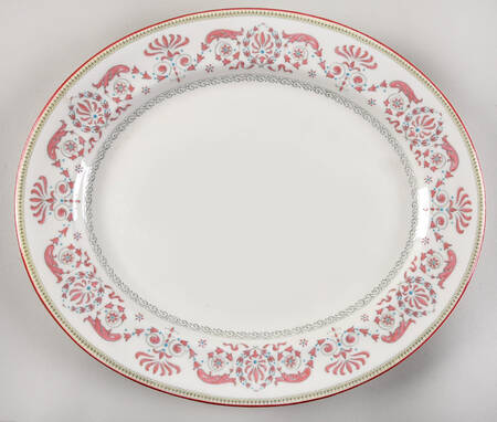 Beauchamp Pink 15" Oval Serving Platter