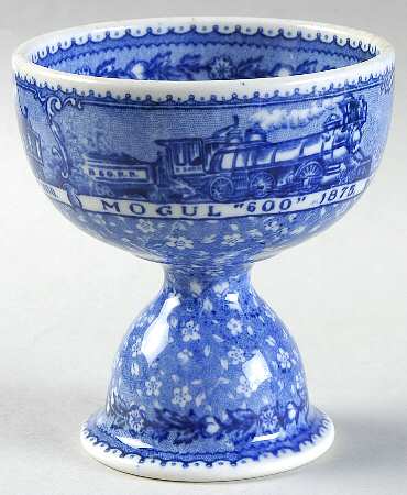 Baltimore and Ohio Railroad Blue Double Egg Cup