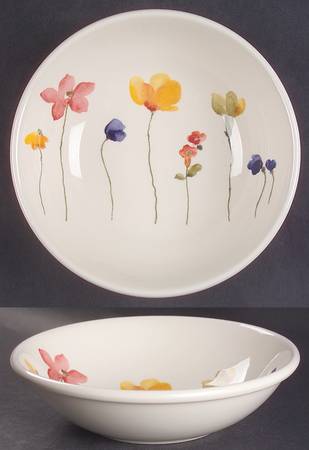 Scattered Flowers Coupe Cereal Bowl