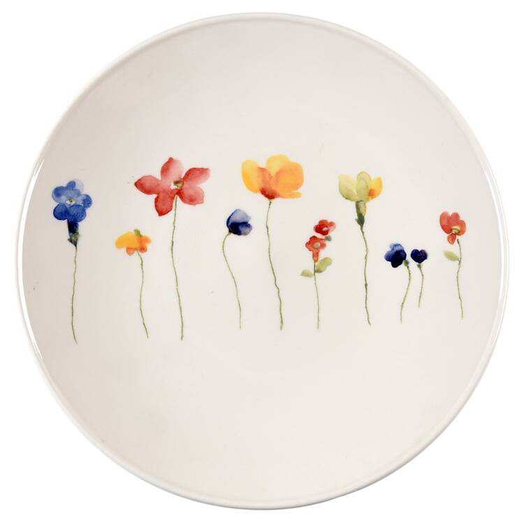 Scattered Flowers 12" Chop Plate (Round Platter)