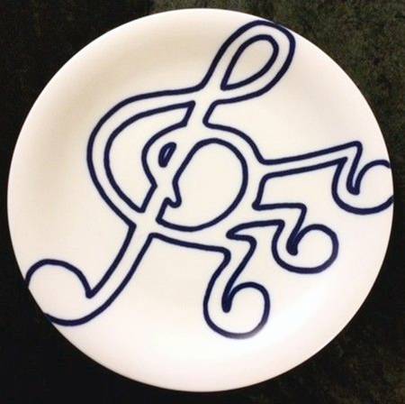 Musica 14" Chop Plate (Round Platter)