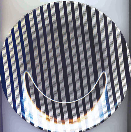 Burlington Black Salad Plate