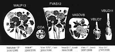 American Beauty Rose 7" Bud Vase
