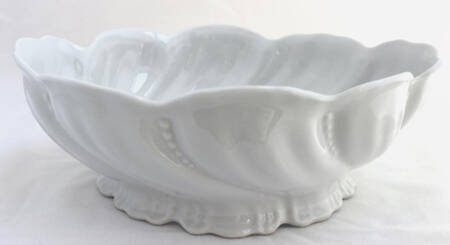 Ocean Blanc (White) 9" Salad Serving Bowl