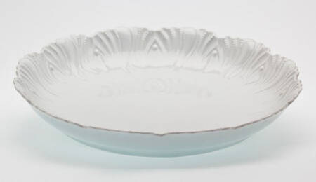 Ocean Blanc (White) 16" Chop Plate (Round Platter)