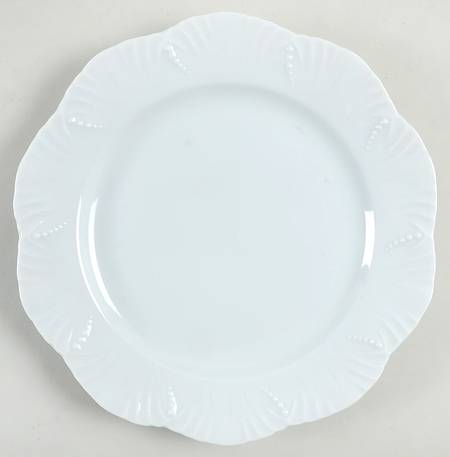 Ocean Blanc (White) Salad Plate