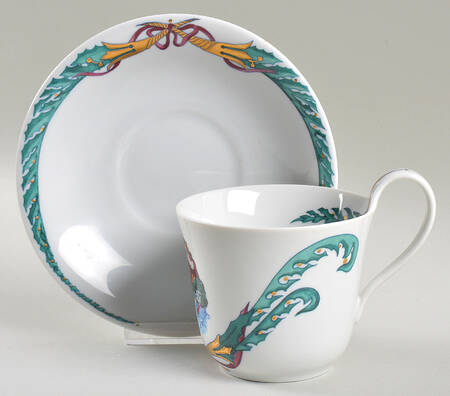Jingle Bells Oversized Cup & Saucer Set
