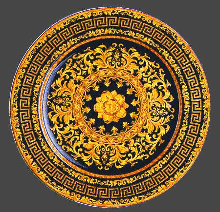 Floralia Gold Plate Wall