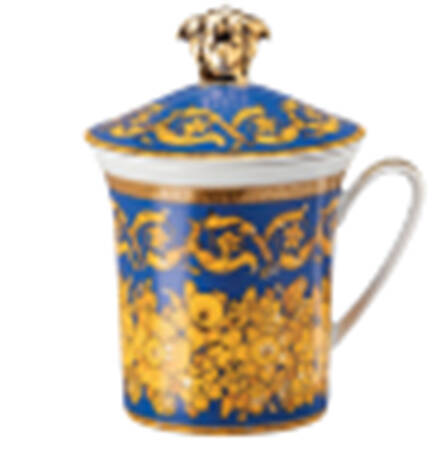 Floralia Blue Mug & Lid (30th Anniversary Backstamp)