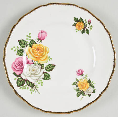 June Bouquet Bread & Butter Plate