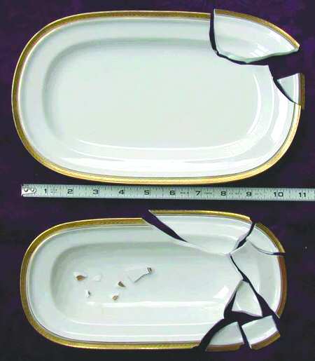3081 11" Oval Serving Platter