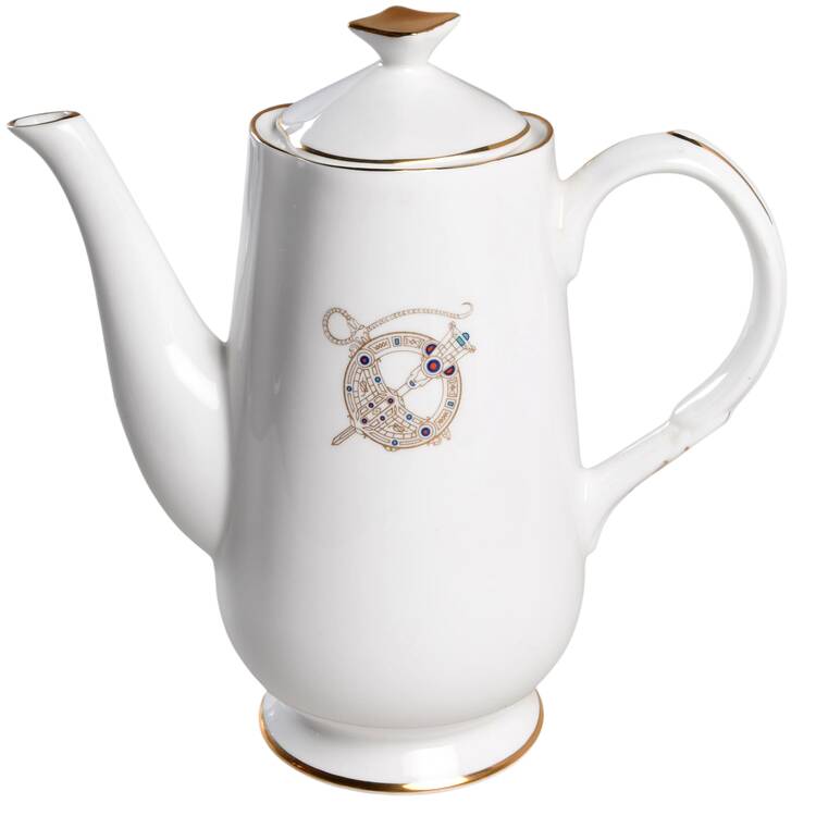 Tara Brooch (Smooth) Coffee Pot & Lid