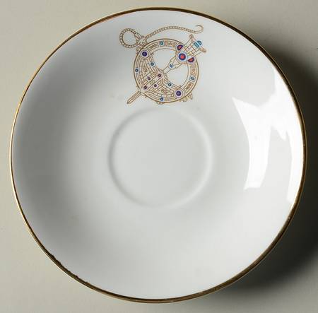 Tara Brooch (Smooth) Saucer for Footed Cup