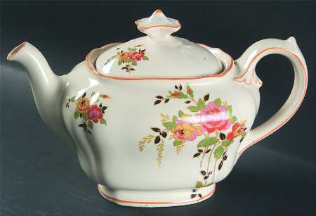 Rosslyn (Roses, Orange Trim) by Royal Doulton