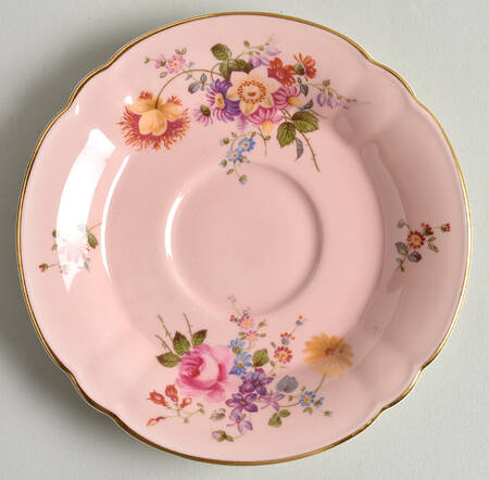 Posie Ely Chelsea (Pink Background) Saucer