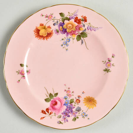 Posie Ely Chelsea (Pink Background) Bread & Butter Plate