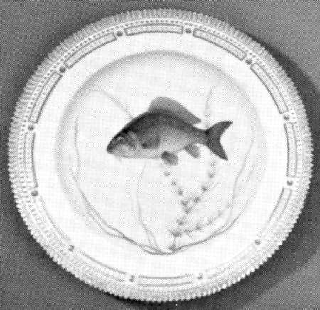 Flora Danica Fish Service Dinner Plate