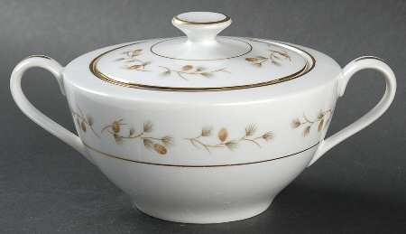 Whispering Pine Sugar Bowl & Lid
