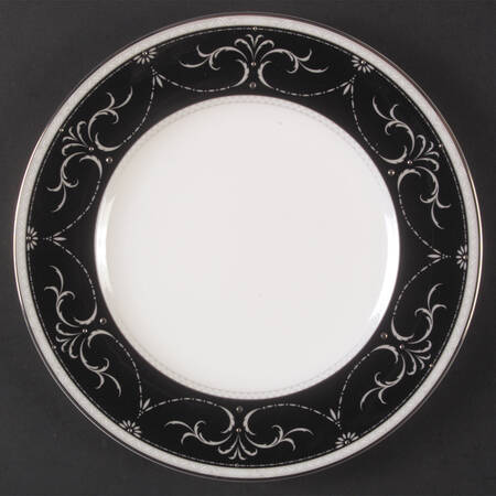 Platinum Elegance Accent Luncheon Plate