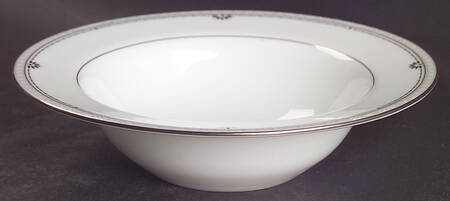Platinum Elegance Rim Fruit/Dessert (Sauce) Bowl