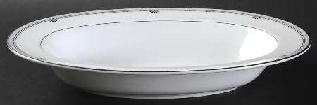 Platinum Elegance 11" Oval Vegetable Bowl