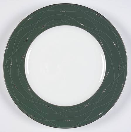 Precious Platinum Luncheon Plate