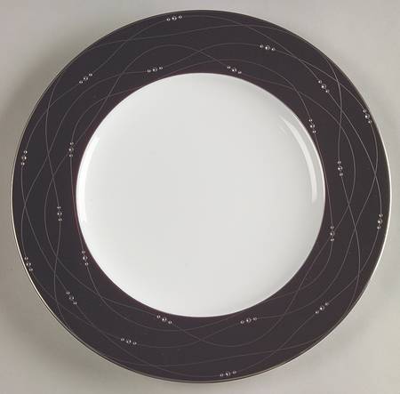 Precious Platinum Luncheon Plate