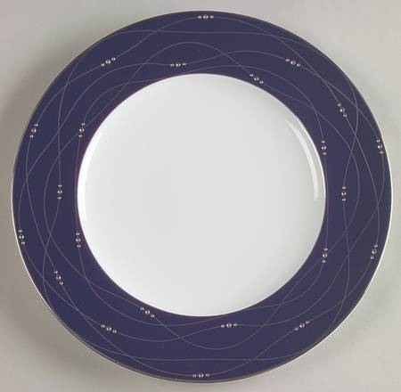 Precious Platinum Luncheon Plate