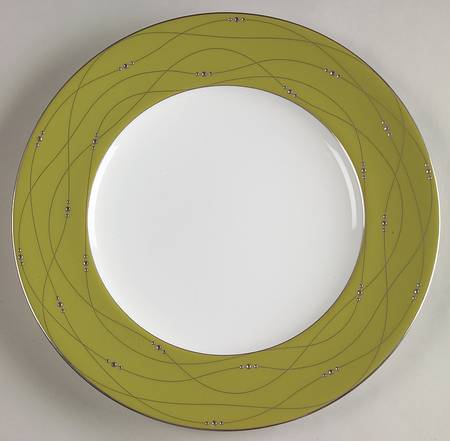Precious Platinum Luncheon Plate