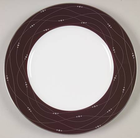 Precious Platinum Luncheon Plate