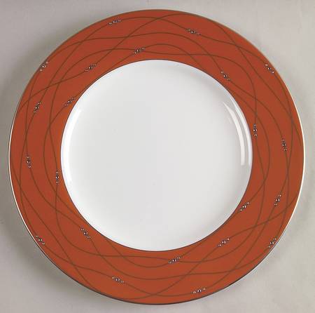 Precious Platinum Luncheon Plate