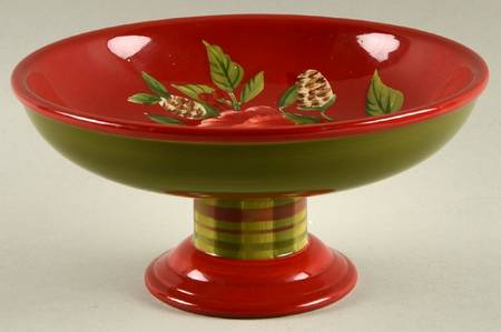Festive Home Round Compote (Height X Width)