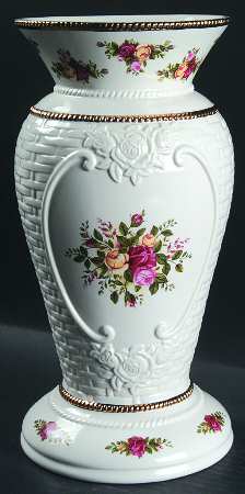 Old Country Roses 12" Cameo Vase by Royal Albert
