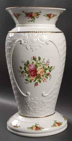 Old Country Roses 14" Cameo Vase by Royal Albert