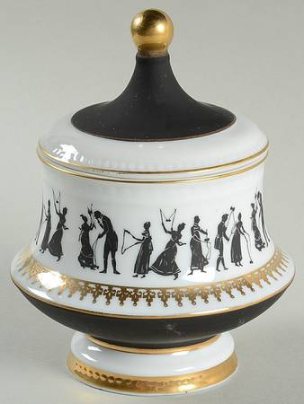 Mardi Gras Sugar Bowl & Lid