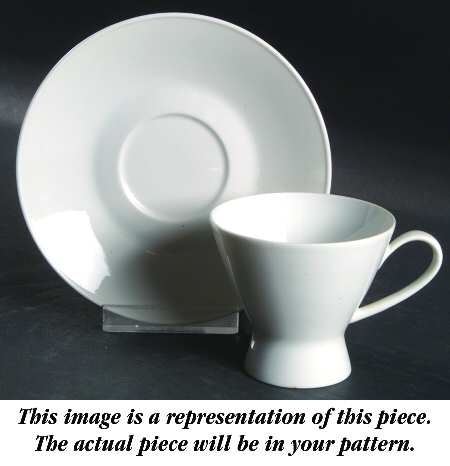 Fanfare Footed Demitasse Cup & Saucer Set