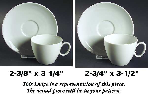R214 Flat Cup & Saucer Set