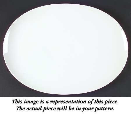 Domino 16" Oval Serving Platter