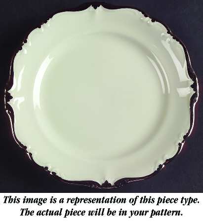 Pompadour Cream Bread & Butter Plate