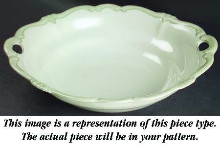 Pompadour Cream 11" Round Vegetable Bowl