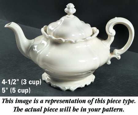 Rigoletto (Pompadour, Gold) Teapot & Lid
