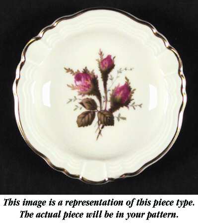 Chippendale All White Small Ashtray