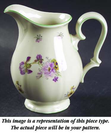 Chippendale All White 24 Oz Pitcher