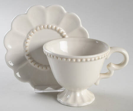 Hera Footed Cup & Saucer Set