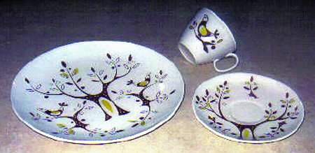 Persian Flat Cup & Saucer Set