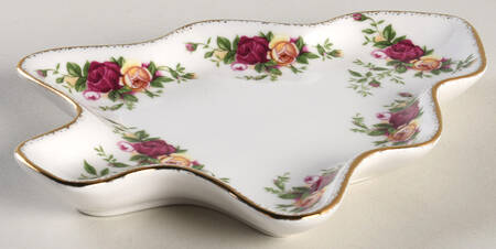 Old Country Roses (Holiday Giftware) Small Tree Shaped Dish