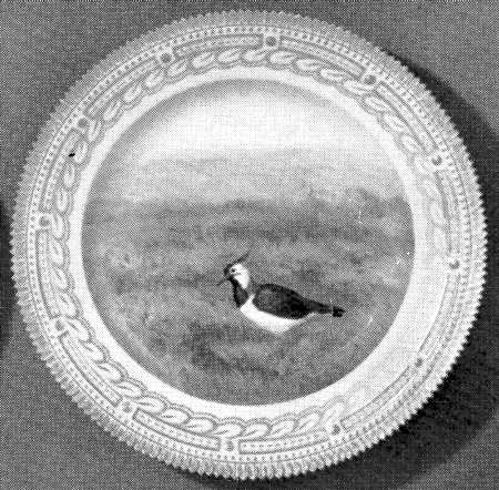 Flora Danica Game Series (Birds) Dinner Plate